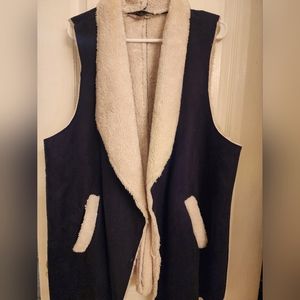 Brand new French Laundry Suede Vest Jacket